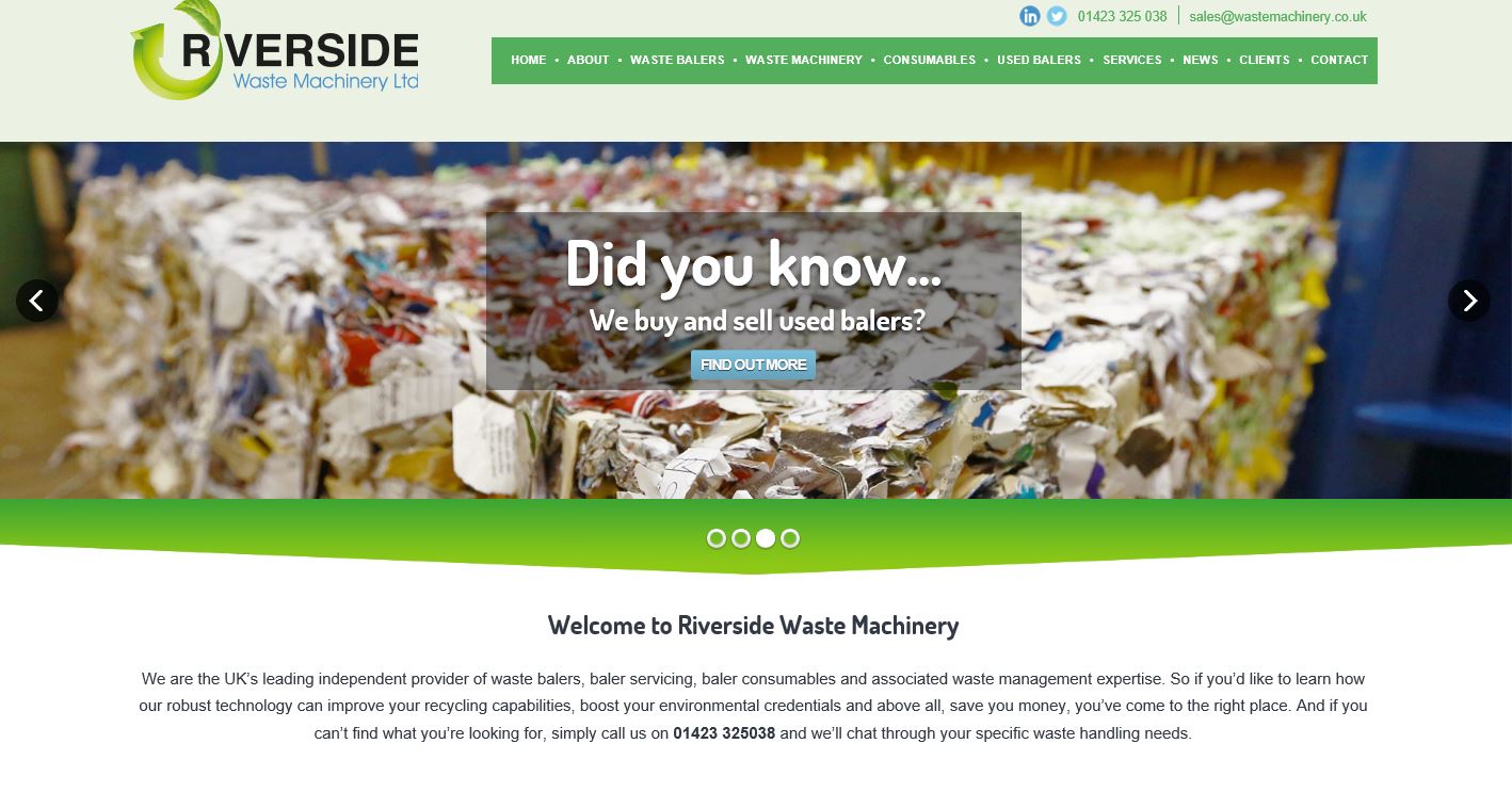 Riverside launches new waste baler website