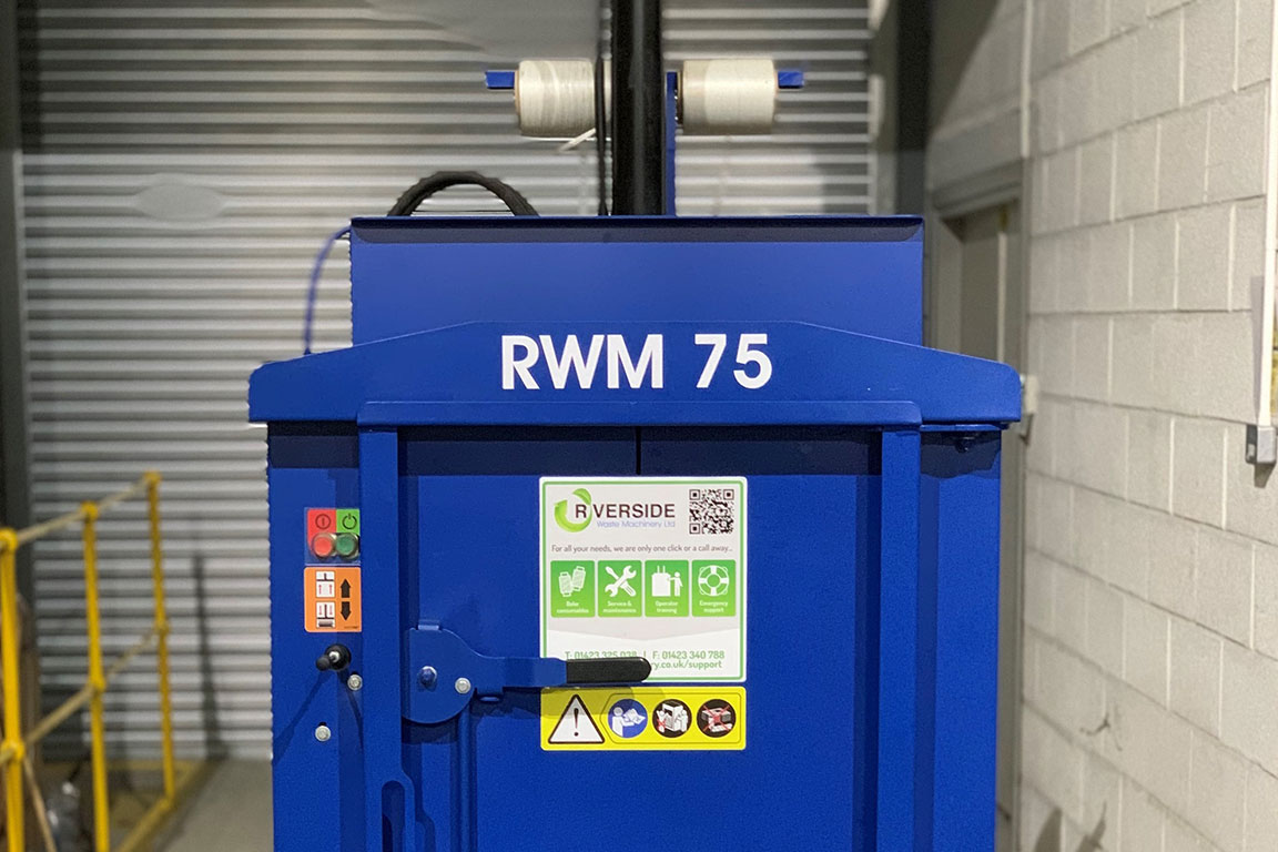Riverside waste baler supplied in kit-form jigsaw